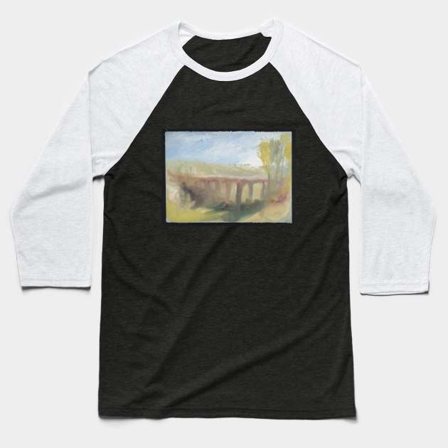 Aqueduct at Jouay, 1826 Baseball T-Shirt by Art_Attack